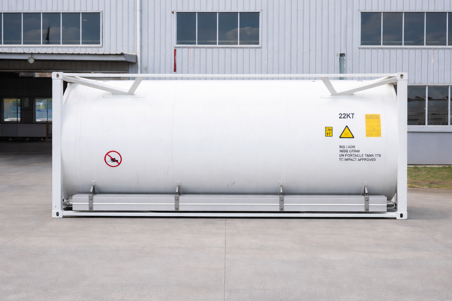 20ft ISO Tank Containers for Packaging Nitrous Oxide (N₂O) Gas
