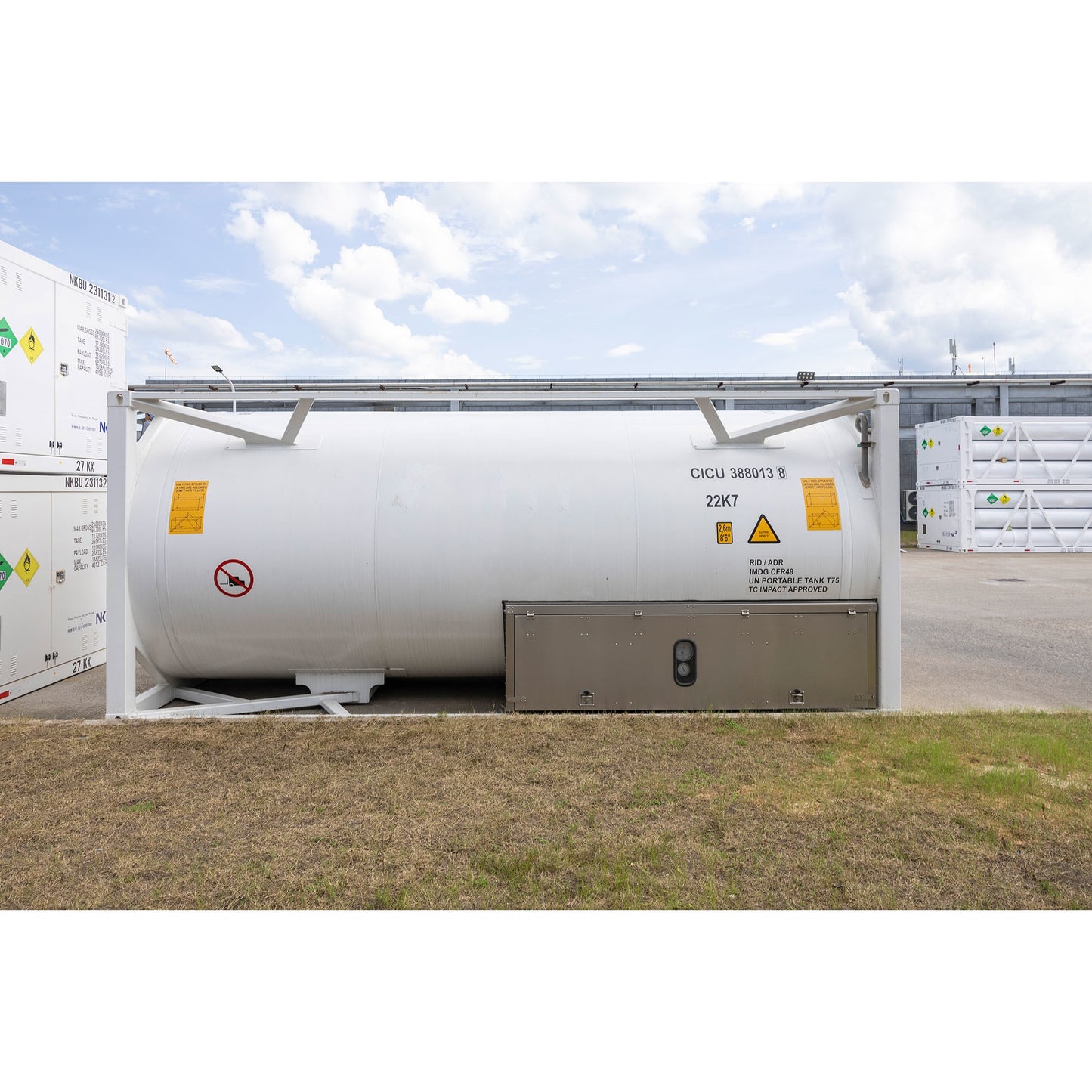 20ft ISO Tank Containers for Packaging Nitrous Oxide (N₂O) Gas
