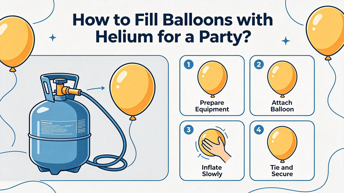 How to Fill Balloons with Helium for a Party?