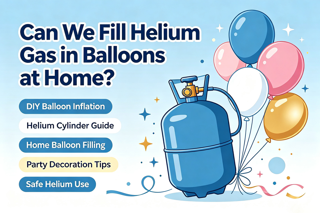 Can We Fill Helium Gas in Balloons at Home?
