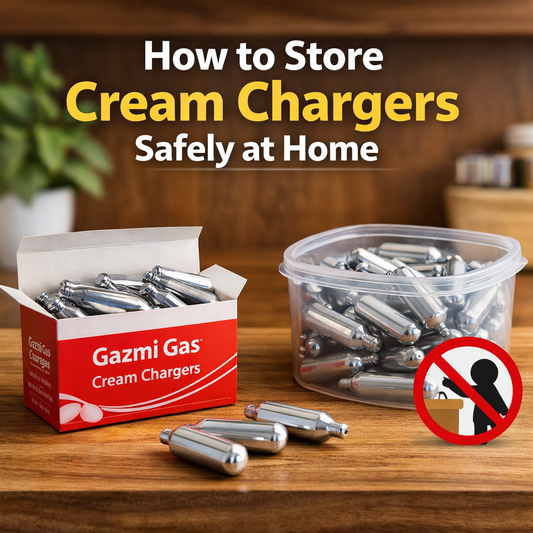 Cream chargers are small, but storing them properly helps keep your kitchen tidy and worry-free. A quick reminder for everyday use.