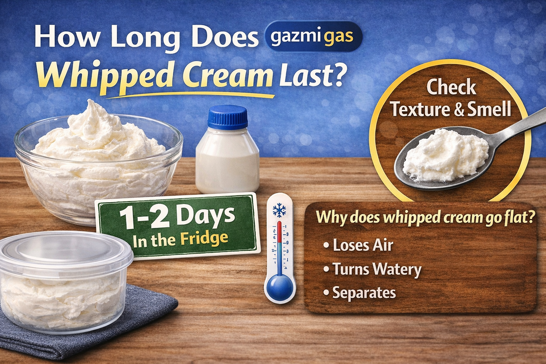 how long does whipped cream last and how to store whipped cream properly to maintain freshness texture and stability