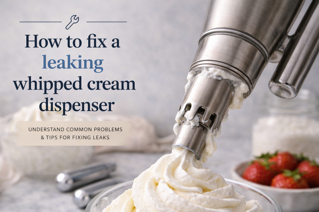 Why Your Whipped Cream Dispenser Is Leaking — And How to Fix It Properly