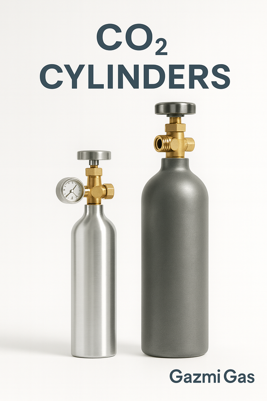 CO2 Cylinder Reference: Sizes & Materials | Gazmi Gas