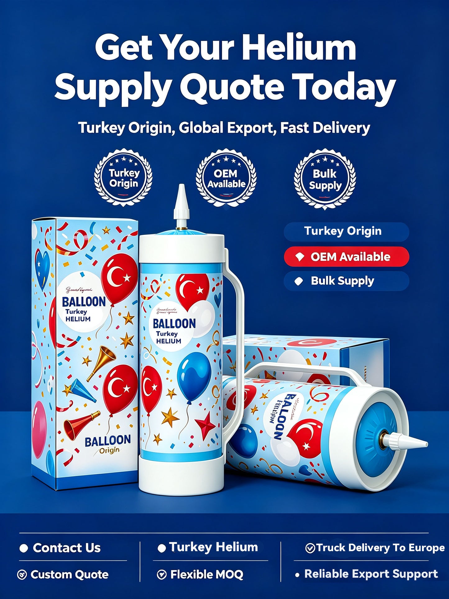 Balloon Helium Cyliner